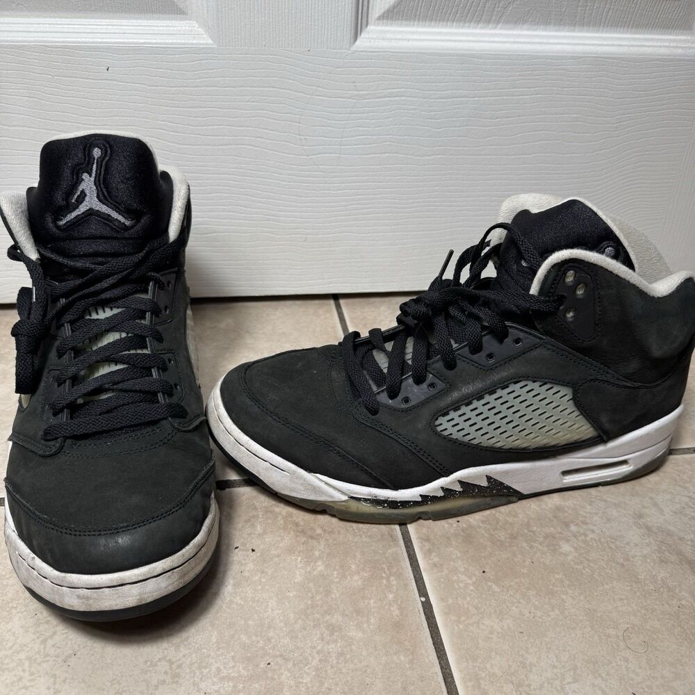 Air Jordan 5 Retro Moonlight CT4838-11 2021 Size 12 Used No Box Oreo Basketball